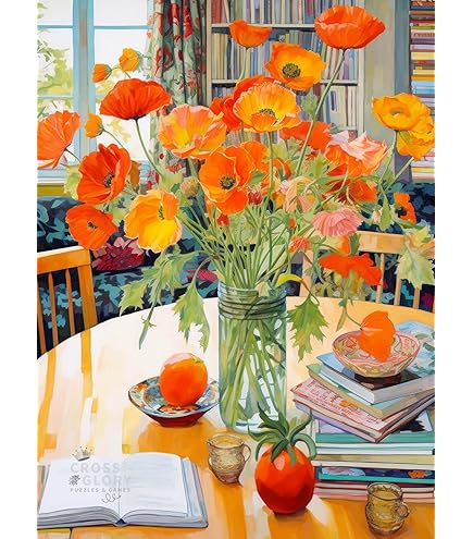 Cross & Glory - La Fleur De Paris - 1000 Piece Jigsaw Puzzle For Adults | Vibrant Parisian Flower Market | Ideal For Puzzle Lovers