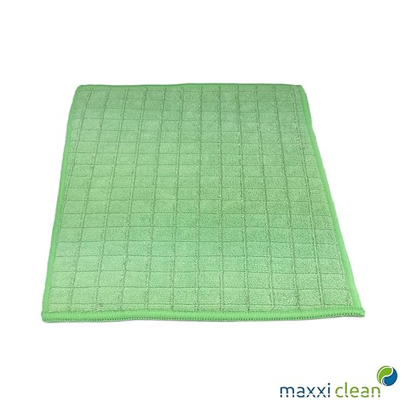 Maxxi Clean Hygiene Schwammtuch in grün - 99% weniger Bakterien im Reinigungstuch dank Silber-Ionen, geruchsneutral, schonend