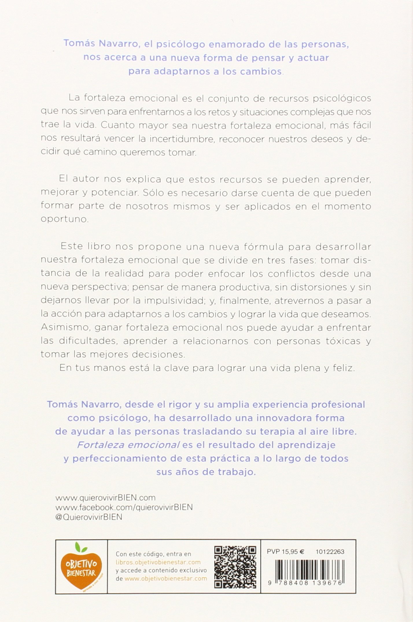 Cuanto Gana Un Psicologo En Andorra Amazon.com: Fortaleza emocional: Toma distancia, piensa diferente y  atrévete a actuar para adaptarte a los cambios: 9788408139676: Navarro,  Tomás: Libros
