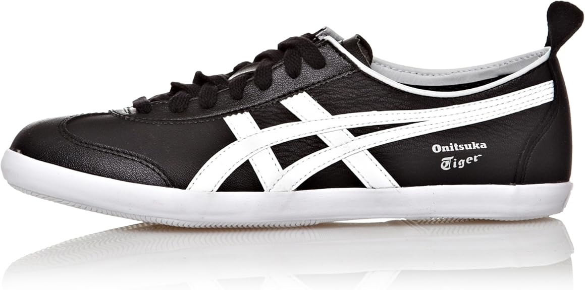 Onitsuka Tiger Mexico 66 Sneaker Size 8 5 Black White Amazon Co Uk Shoes Bags