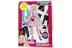 GENERIC Paper Doll with Strands & 3 Fashion Design Acitivity Set