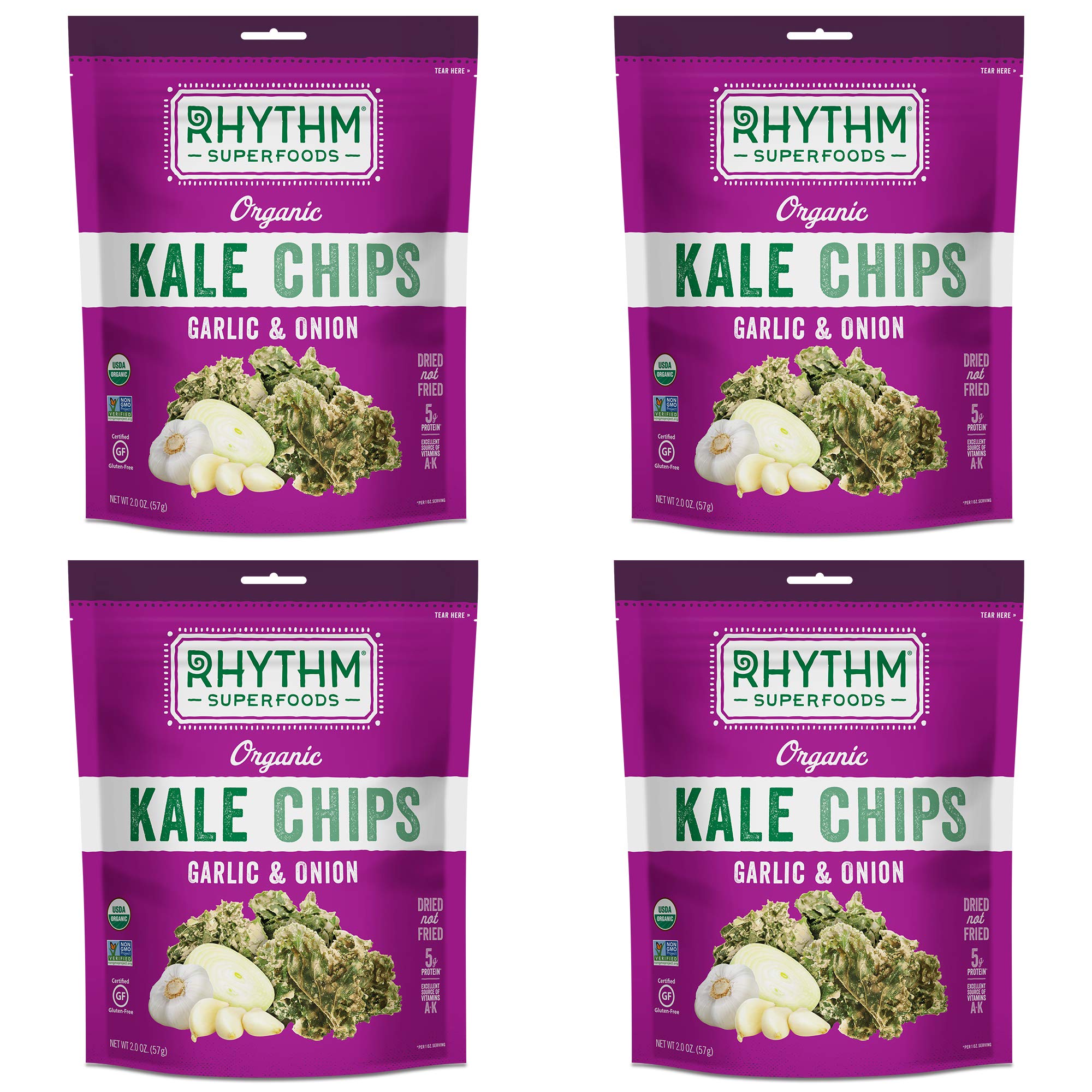 Rhythm Superfoods Kale Chips, Original, Organic and Non