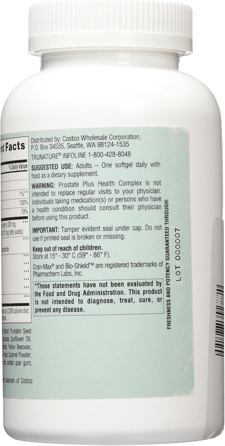 Trunature Saw Palmetto Prostate Health Complex with Zinc, Lycopene, Pumpkin Seed, 1.8 Pound: Health & Personal Care