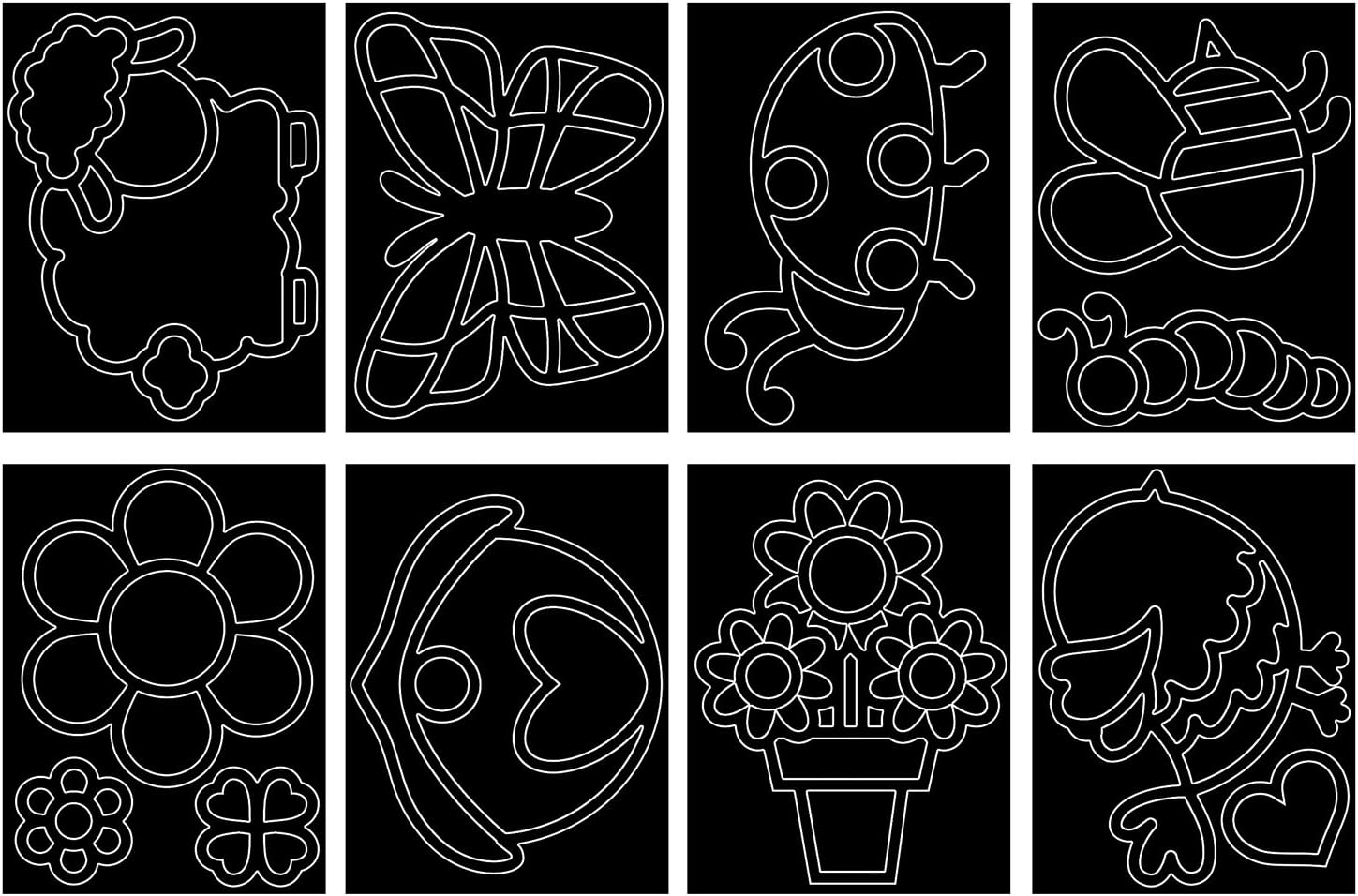 Ursus 21210099 Window Suncatcher Craft Set Spring, Black, Mittel - Image 4