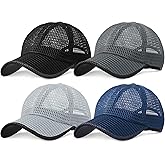 Foaincore Summer Mesh Baseball Cap for Men Adjustable Breathable Caps Women Men's Hat Quick Dry Hats Casual Trucker Hat