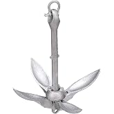 Seachoice Folding Grapnel Anchor &ndash; For Small Craft and Dinghies &ndash; Multiple Sizes