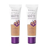 Rimmel Stay Matte Foundation, Warm Beige, 2 Count