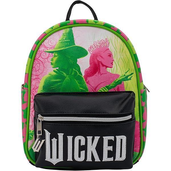 4 Pack Green & Pink Musical Tote Bags - Cute Shoulder Bags For Teens & Friends