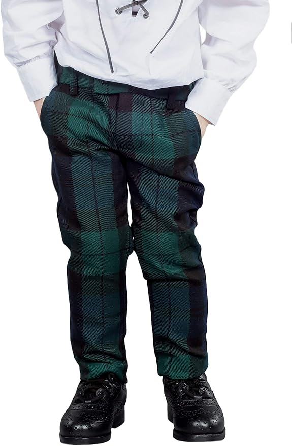 boys tartan plaid pants