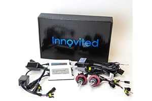 Innovited H13-3 9008 4300K Hi/Lo Bi xenon HID Xenon Bulb Bundle With 55W INOAC Slim Ballast (OEM Yellow)