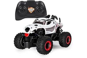 Monster Jam, Official Monster Mutt Dalmatian Remote Control Monster Truck for Boys and Girls, 1:24 Scale, 2.4 GHz, Kids Toys for Ages 4-6+