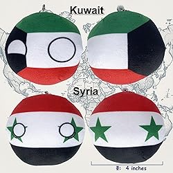 Raclove 6PC Countryballs Plushies - Soft