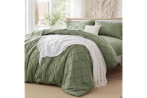 Gotroolhome Parure de lit 5 pièces style bohème touffeté, style shabby chic, pour toutes les saisons, lit jumeau, drap plat, 