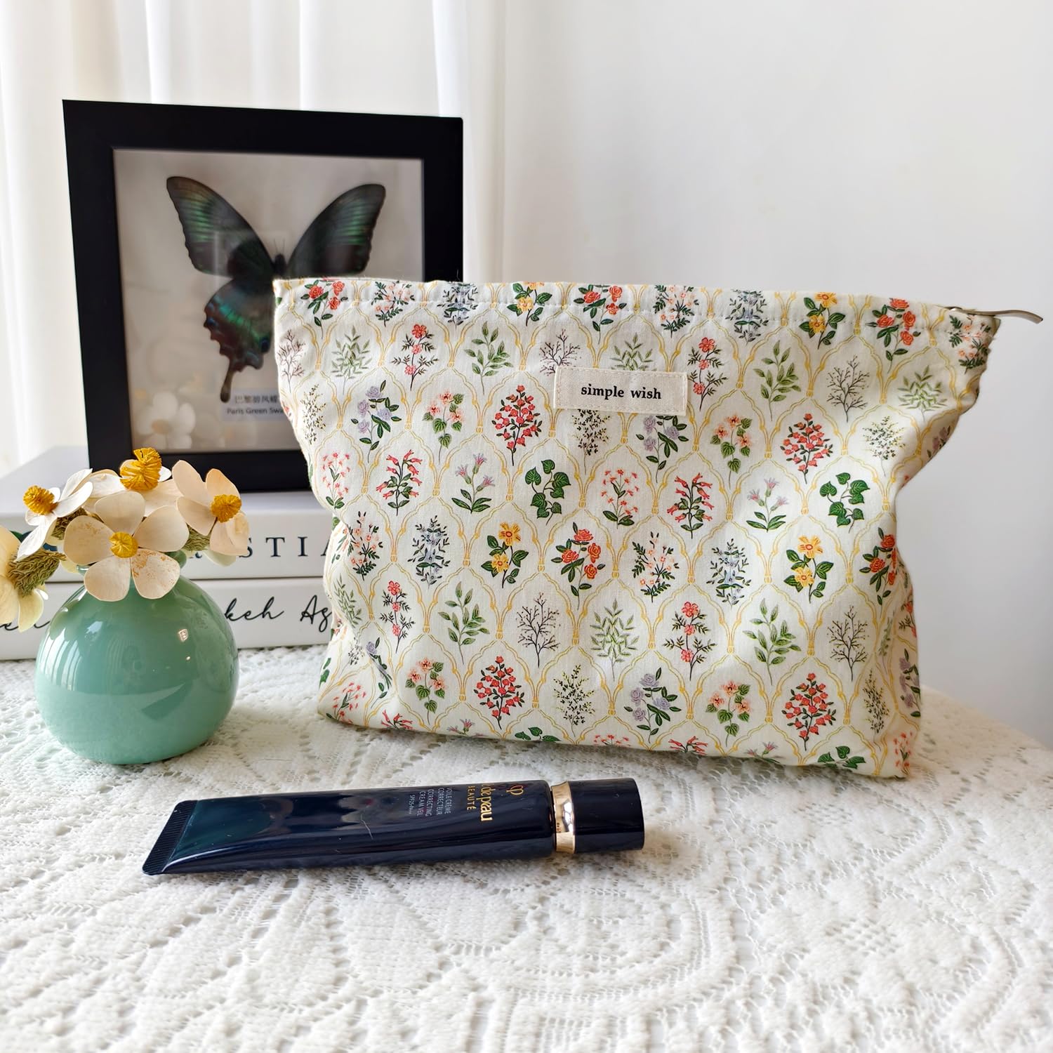 Flower Cosmetic Bag