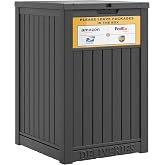 GULAIMOAO Package Delivery Box for Outside, Classic Black