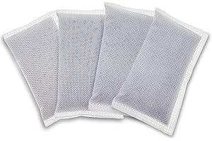 Xcivi Replacement Activated Charcoal Odor Removing Air Filters DustBins Deodorizer, Compatible with iTouchless Trash Cans 8 Gallon and Larger (4)