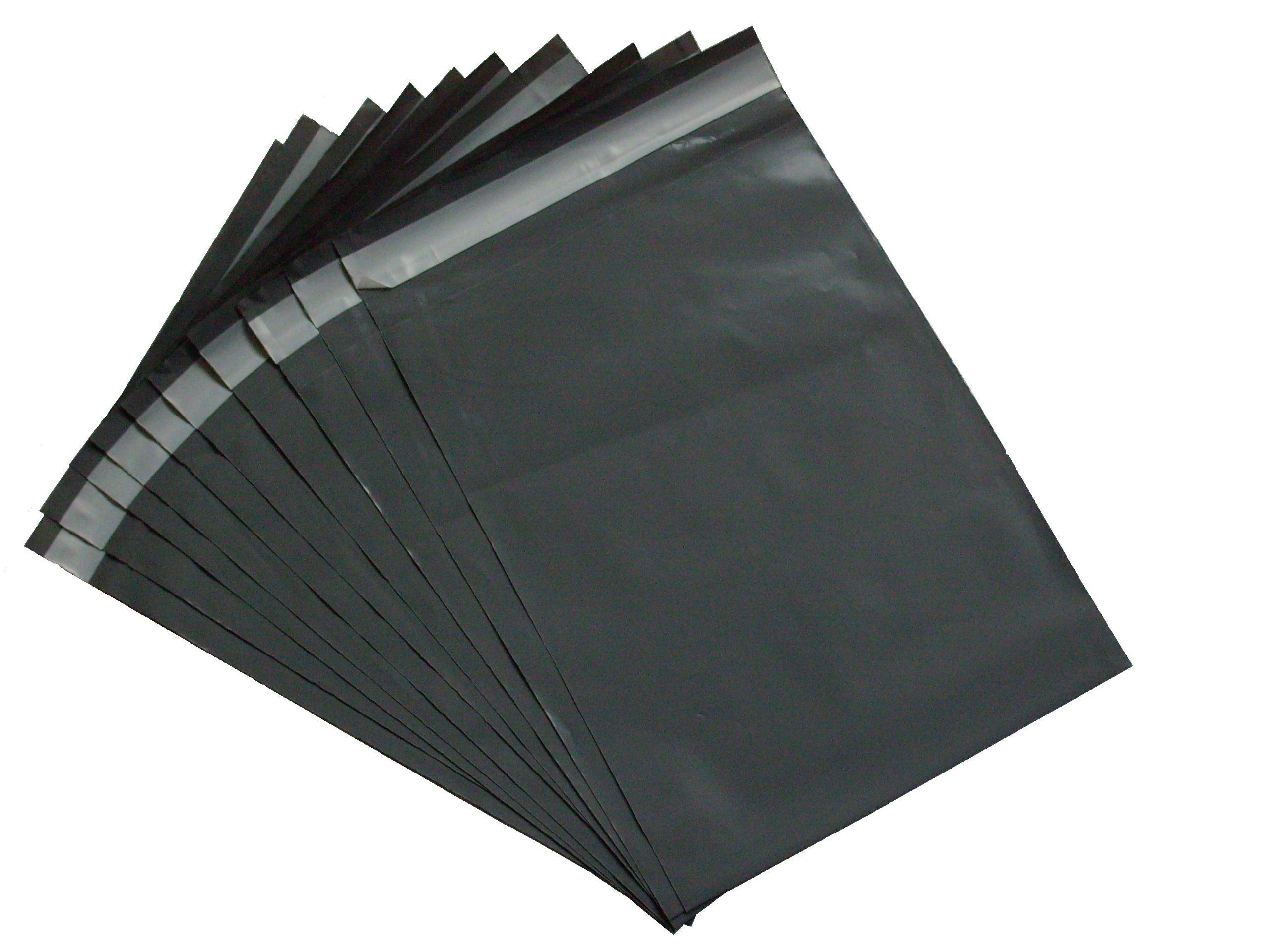 25 Grey Mailing postal bags 10 x 14 inch (250x350) plastic polythene