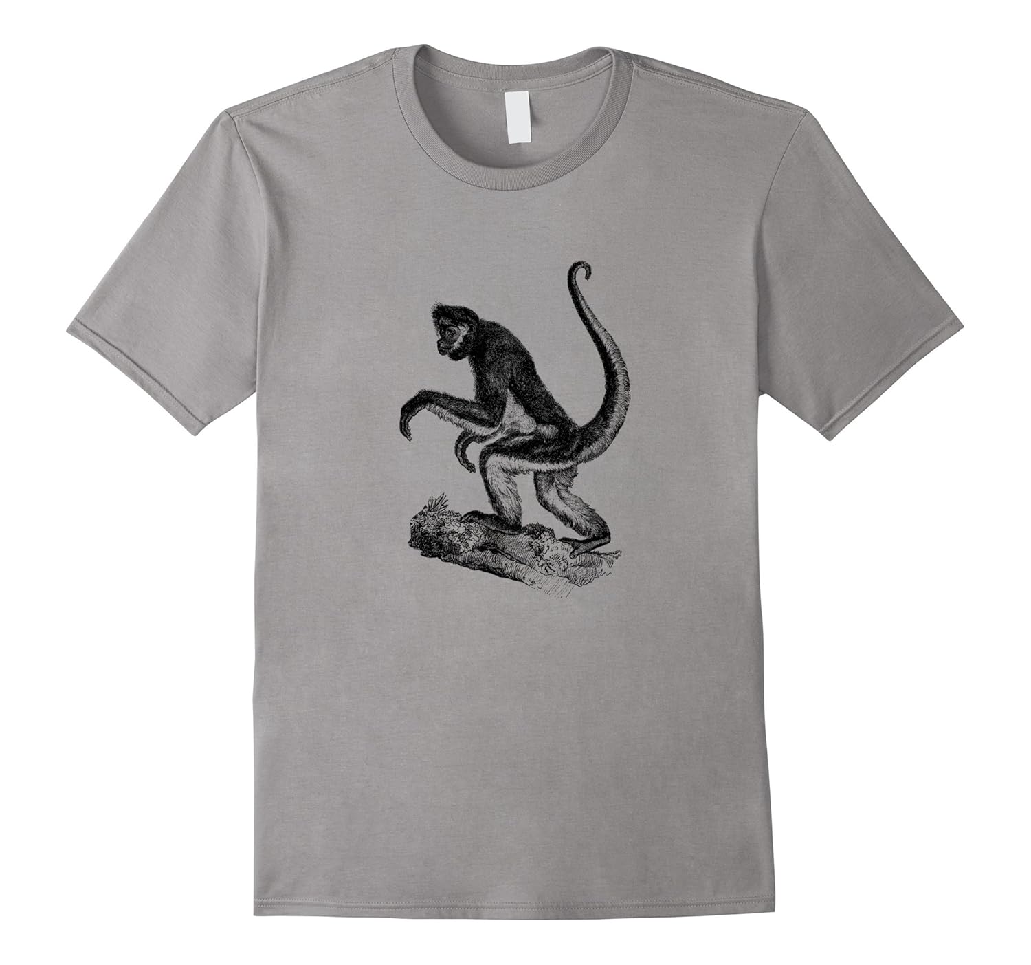 Spider Monkey Print T-Shirt-ANZ