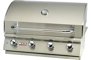 BULL OUTDOOR PRODUCTS Bull Lonestar Select 30-Inch Built-In Grill (BG-87049), Natural Gas