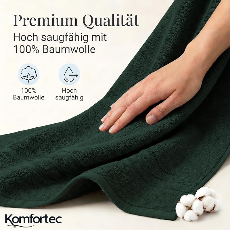 Badetuch 100x200 cm aus 100% Baumwolle — Foto 4 von 7