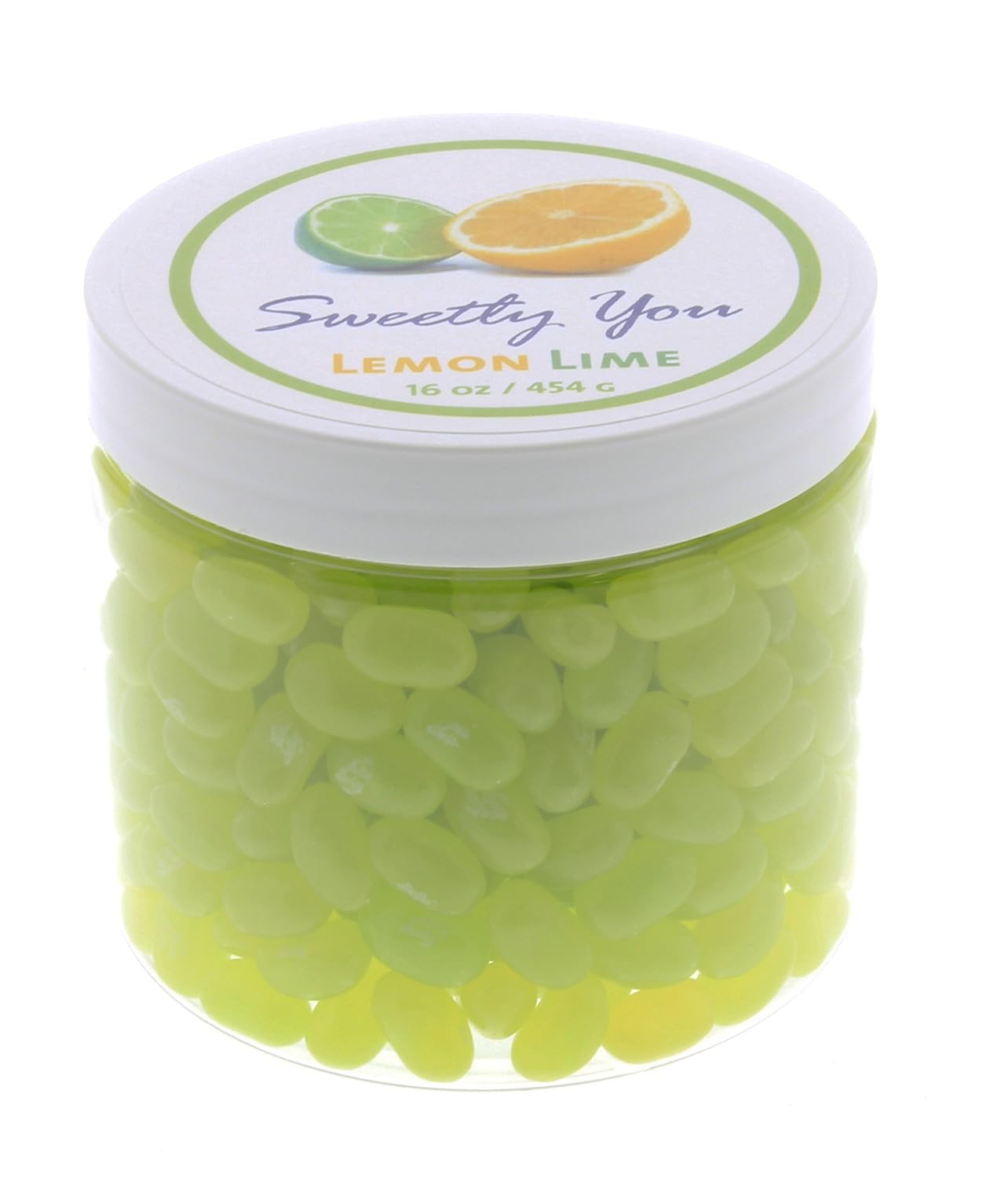 Jelly Belly 1 LB Lemon Lime Flavored Beans. (One Pound, 1