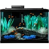 Tetra ColorFusion 20 Gallon Complete Aquarium Kit | Fish Tank Kit Includes Color Changing LED Light, Glass Rectangular 20 Gal Tank, Filter, Heater &amp; Plants, For Freshwater Fish