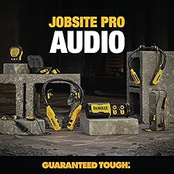 DEWALT Heavy Duty Bluetooth Jobsite Pro X2 ANC True