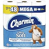Charmin Ultra Soft Toilet Paper, 12 Mega Rolls (Equal to 48 Regular Rolls)