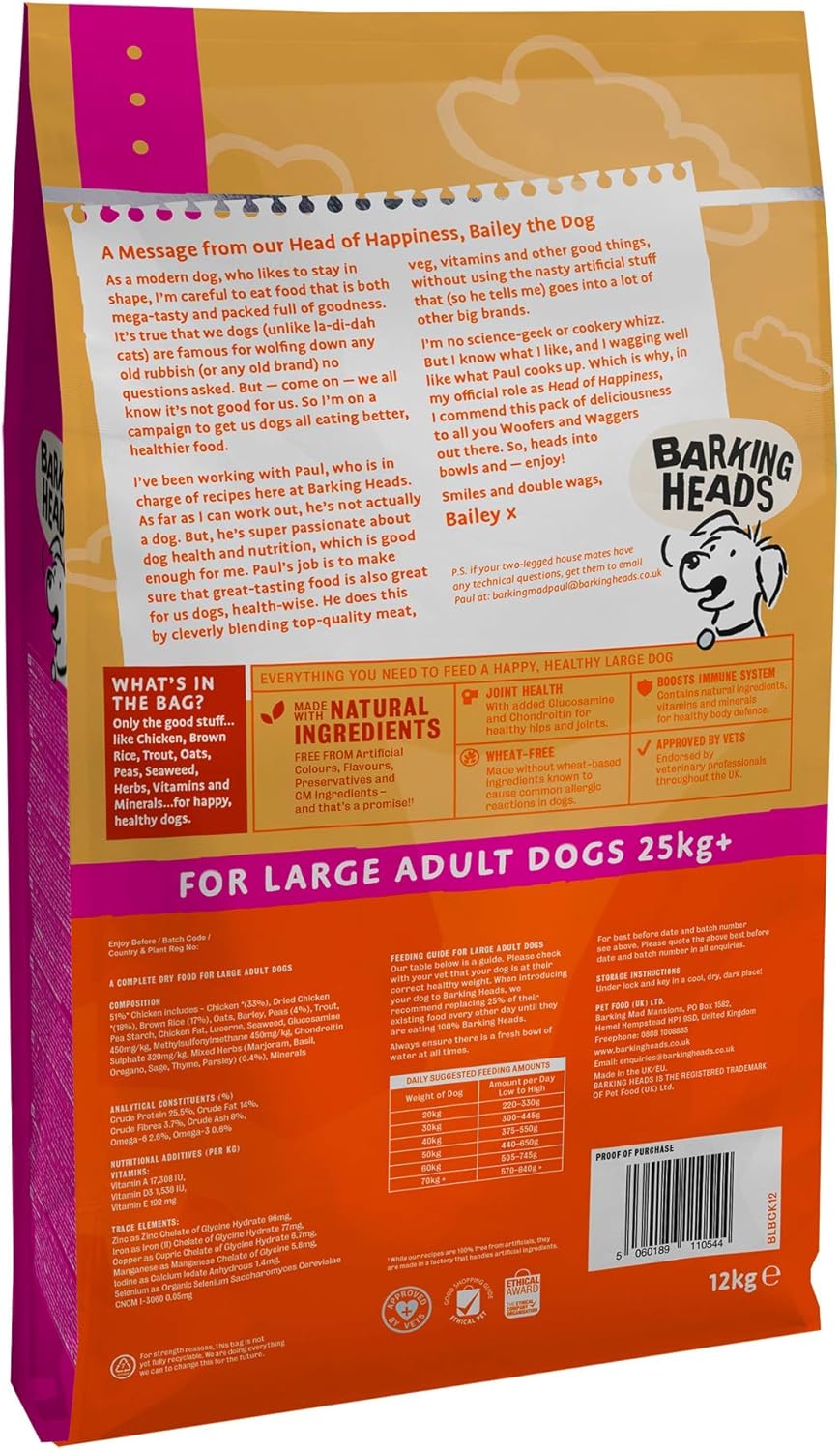 barking heads 12kg chicken