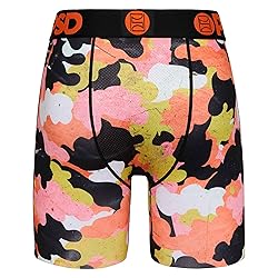 PSD Men's Gloom Cloud Camo Boxer Briefs, Multi, XL
