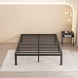 MAF 14 Inch Full Size Metal Platform Bed Frame with