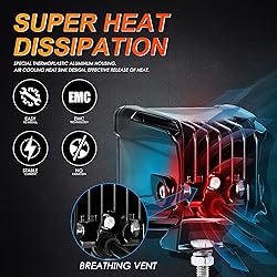 Auxbeam FA Series 3 Inch LED Pods Flood Beam 40W