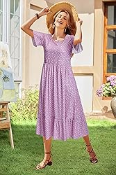 STYLEWORD Women's Summer 2025 Casual Short Sleeve