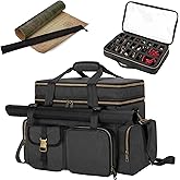 Trunab Tabletop RPG Adventurer's Travel Bag Compatible with Dungeons and Dragons, DND Carrying Travel Bag Large with Miniatur