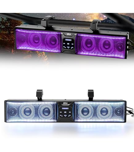 Amazon.com: Afurkuot 26-Inch UTV Sound Bar, Waterproof Multicolor