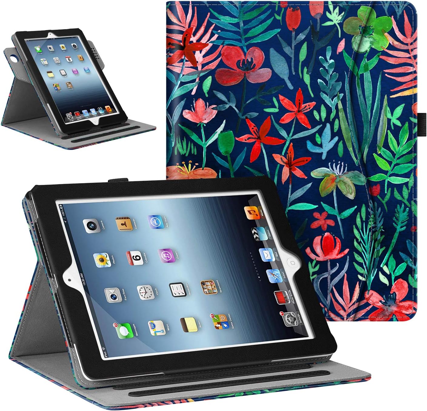 Fintie Case for iPad 4 3 2 (Old Model) [Corner Protection] 360 Degree Rotating