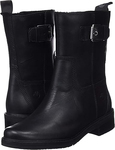 mont chevalier biker boot for women in black