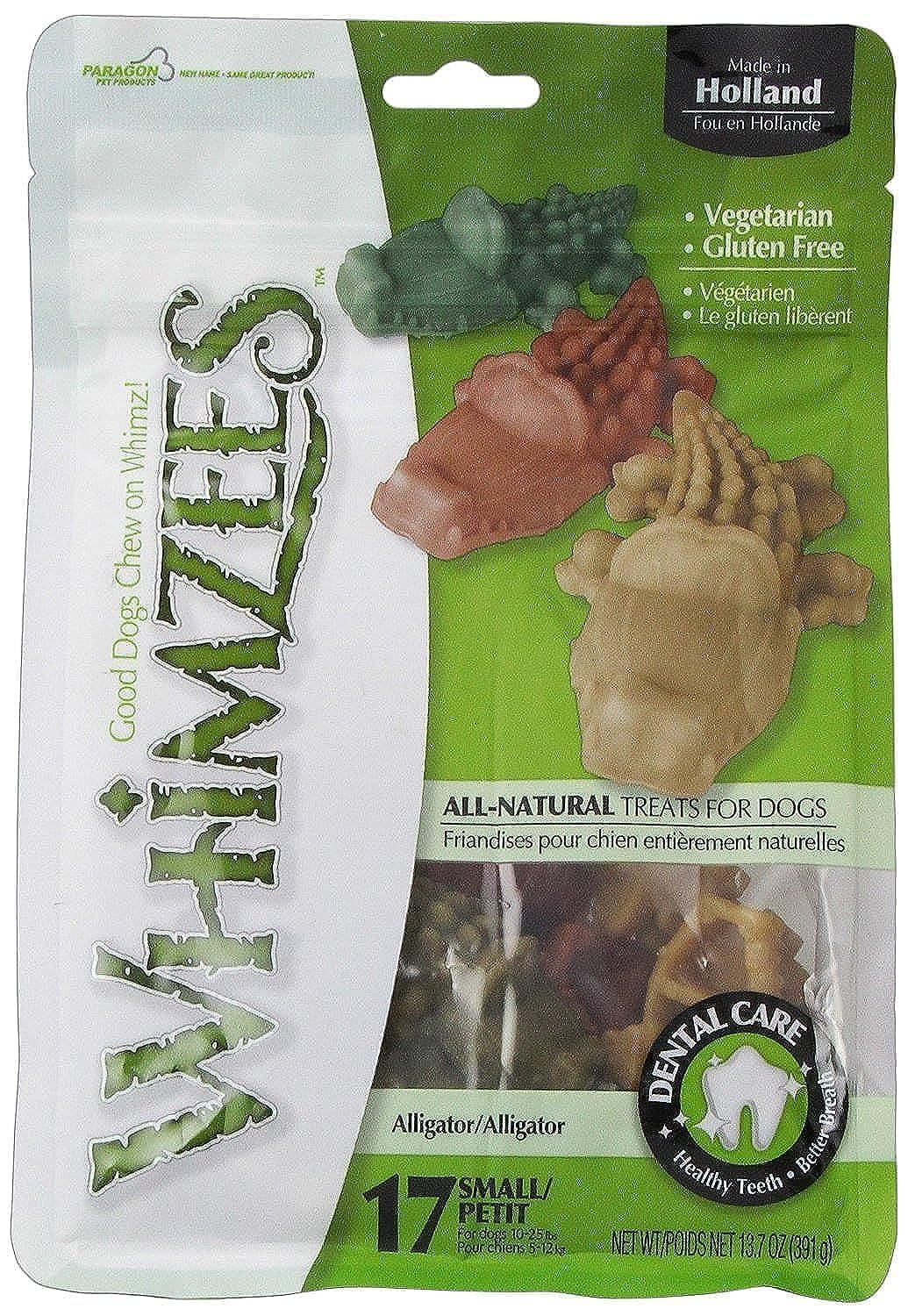 Whimzees Natural Dental Dog Treats Alligator Small, 1 x 150