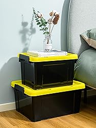 Cetomo Plastic Storage Bin Box Container Stackable