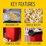 Domestic King 1200W Popcorn Maker Oil Free Home Theatre Style Popcorn view 3