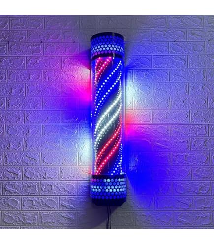 Amazon.com: TFCFL 110V Barber Rotating Light,Barber Pole Retro