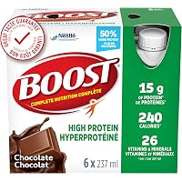 Boost Protein+ Chocolate Meal Replacement Shake, 12 Count, 12-Pack ...