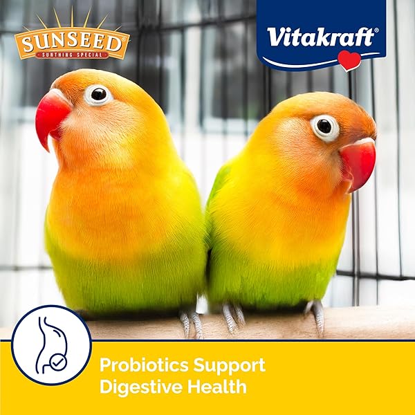 VITAKRAFT VITA SMART GOURMET COCKATIEL AND LOVEBIRD FOOD – VITAMIN-FORTIFIED – DAILY PET BIRD FOOD 4 POUND (PACK OF 1)
