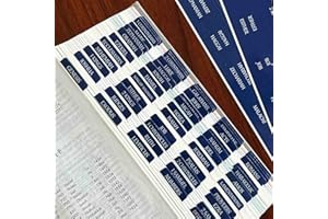 THINKOR Laminated Bible Tabs, Reposition Large Print Stickers, Easy to Read and Apply Bible Tabs for Women and Man (Sapphire Blue)