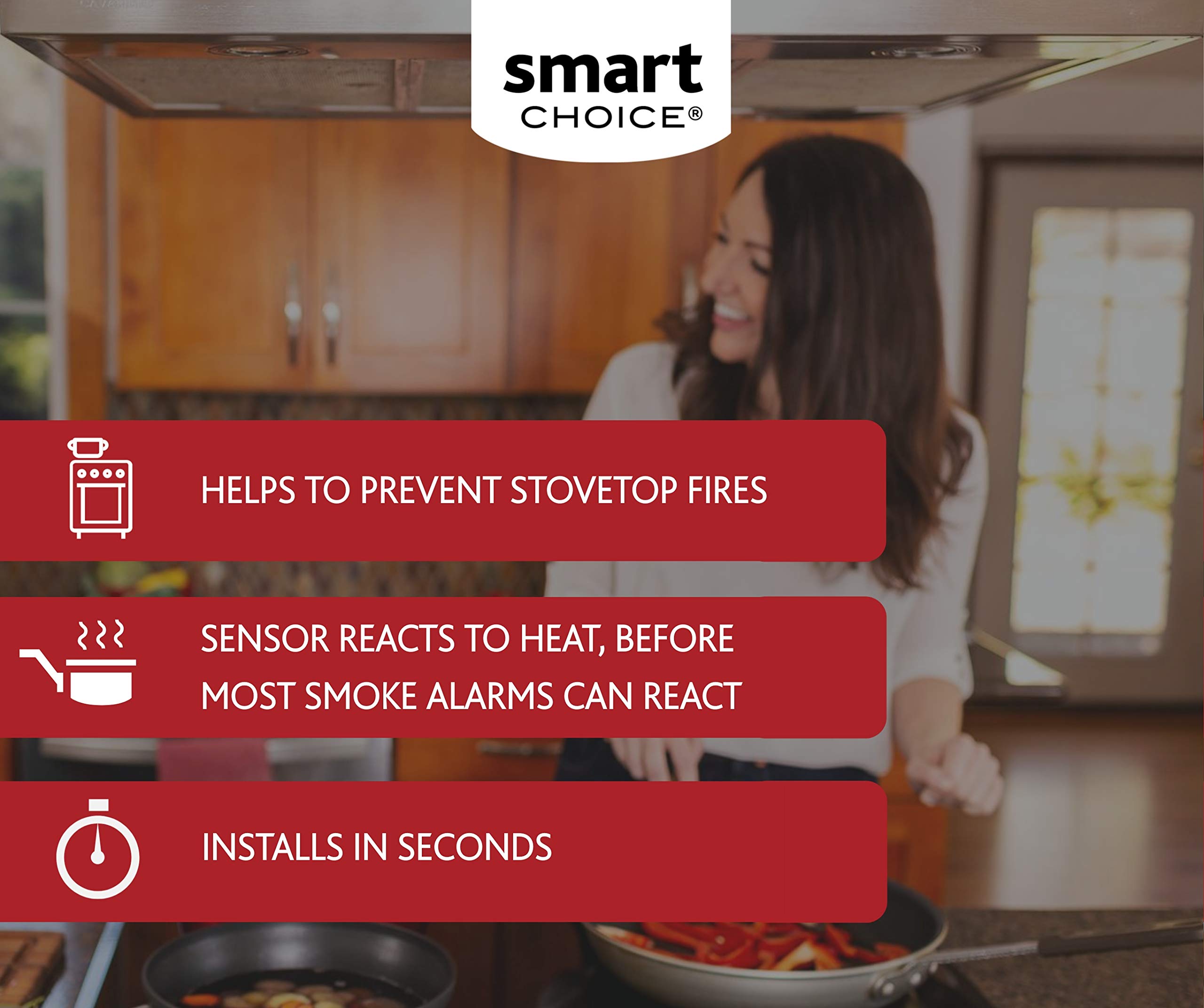Smart Choice StoveSentry Cooktop Safety Sensor for Smart Stovetop Fire Prevention