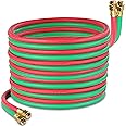 ABN Oxy Acetylene Hose, 50 Foot x 1/4 Inch - B Fitting Twin Cutting Torch Hose for Welding