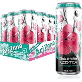AriZona Black and White Tea - Big Can, 22 Fl Oz (12 Pack)