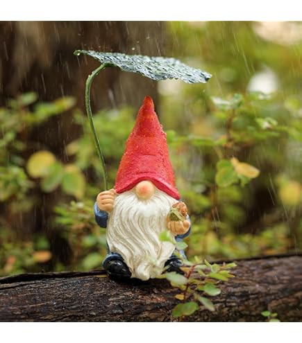 Amazon.com: Napco Imports Welcome Smiling Gnome Cherry and Pale