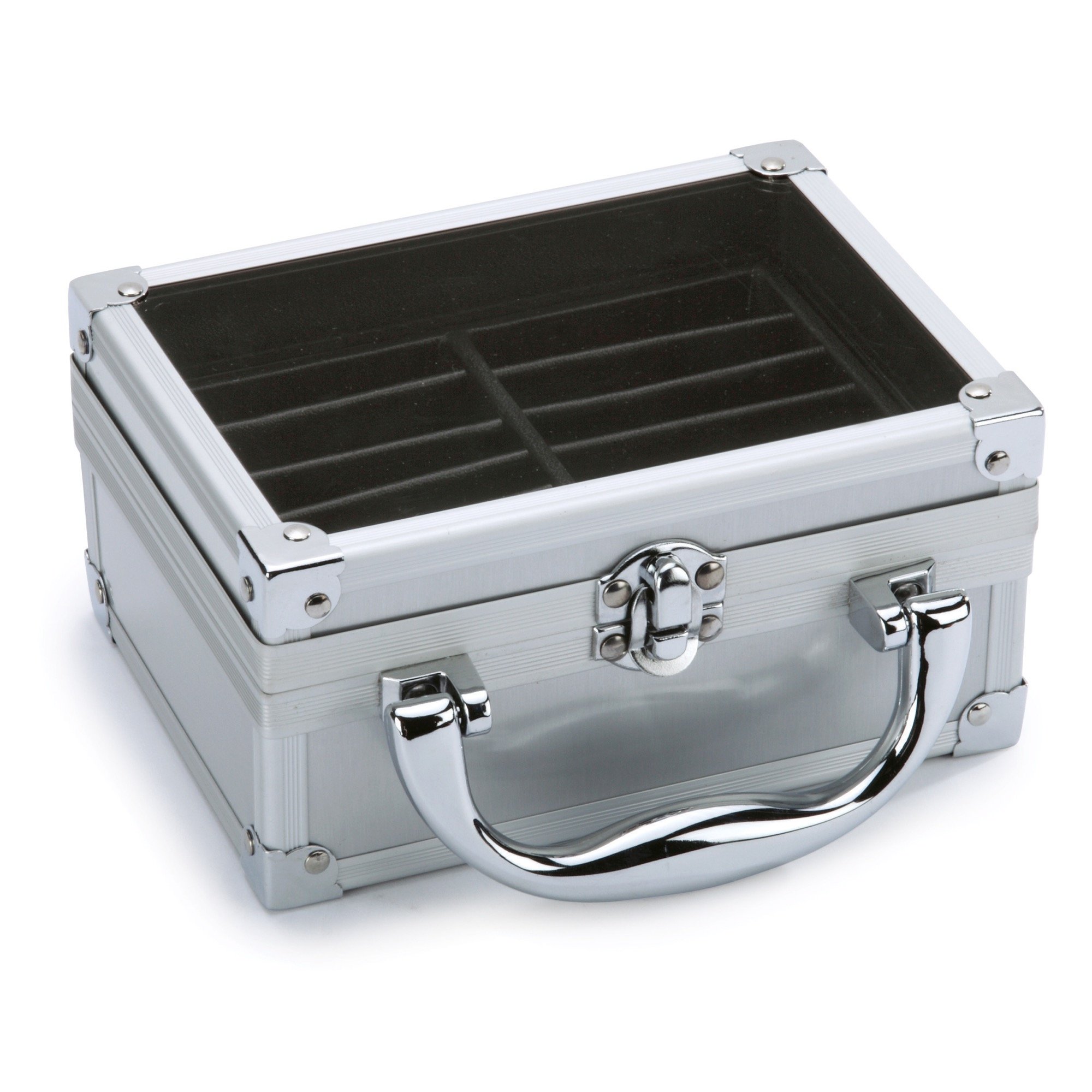 Top Performance Professional Clipper Blade Cases — Durable Aluminum Clipper Blade Cases for Professional Groomers, Chrome