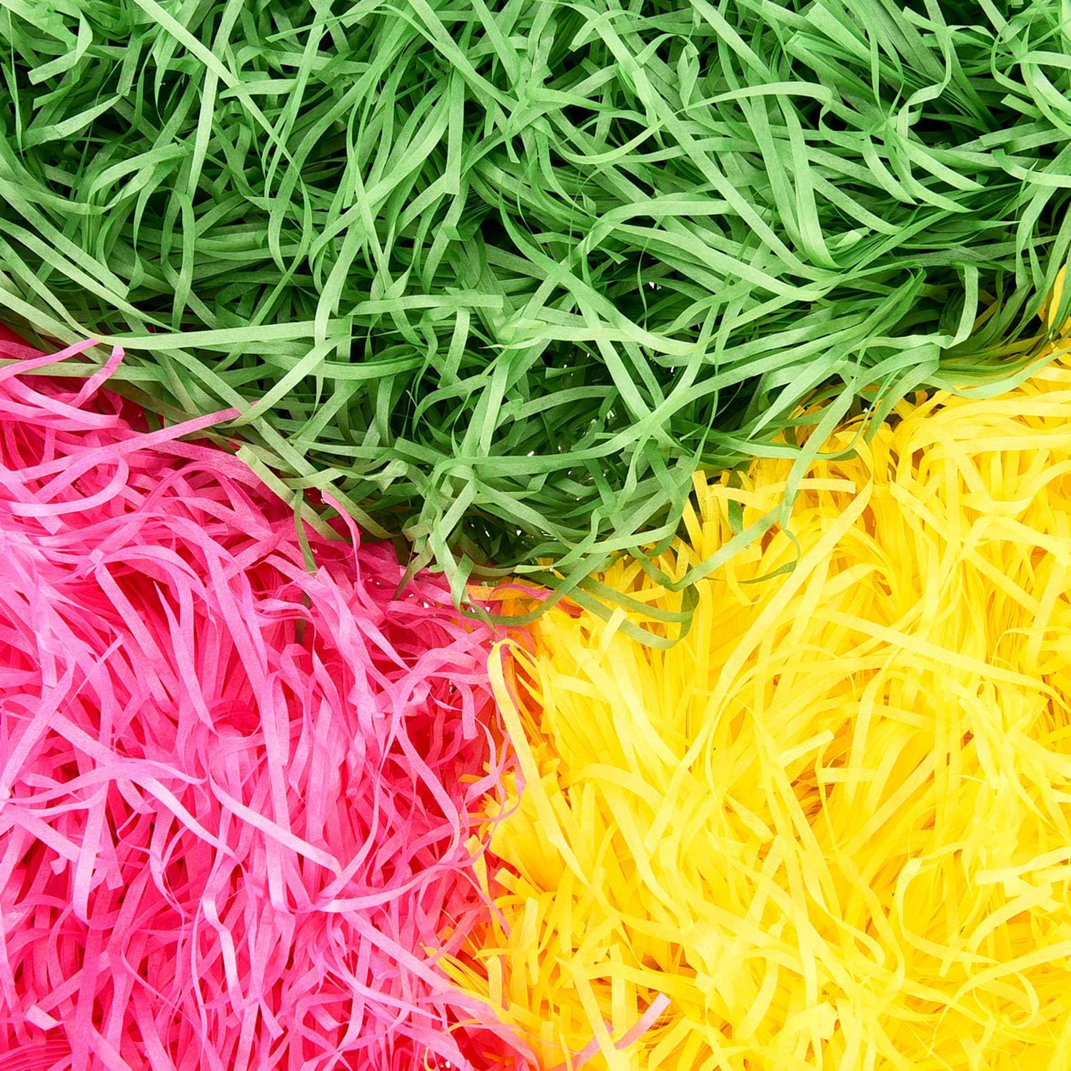 3 Bags Easter Basket Grass Shredded Paper Gift Basket Filler for Eggs
